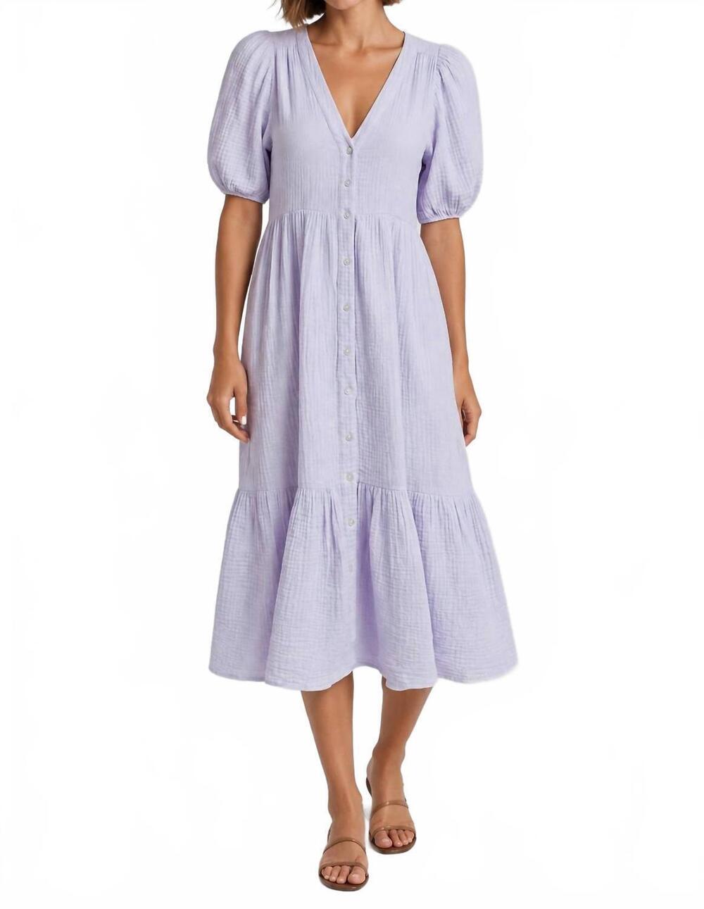 NEW XIRENA lennox dress in blue ice
